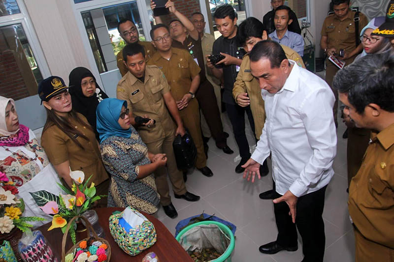  DLH Sumut Diminta Produksi Pupuk Organik Hasil Daur Ulang Sampah 